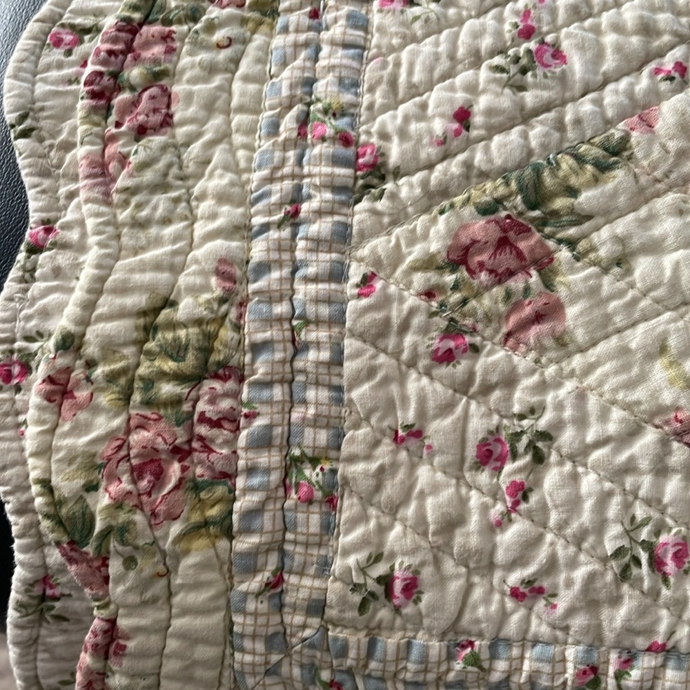 GREAT FINDS GREAT FRIENDS 8 COTTON QUILTED 20” x 14” REVERSIBLE PLACEMATS FLORAL - Picture 6 of 7
